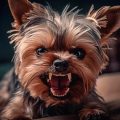 Angry Yorkshire Terrier