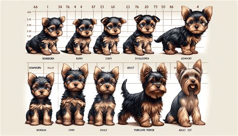 Standard Yorkie Size Chart